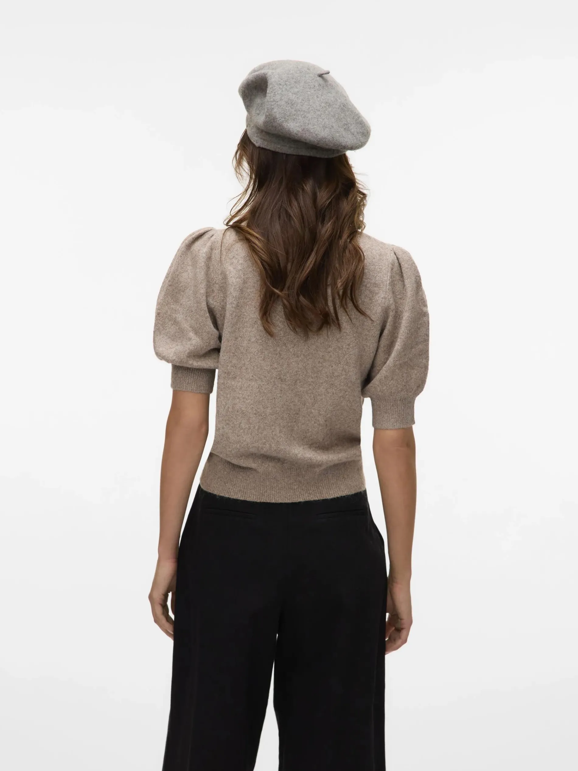 Vero Moda VMDOFFY 2/4 O-NECK PU Pullover