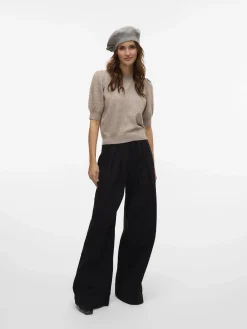 Vero Moda VMDOFFY 2/4 O-NECK PU Pullover