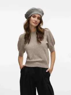 Vero Moda VMDOFFY 2/4 O-NECK PU Pullover