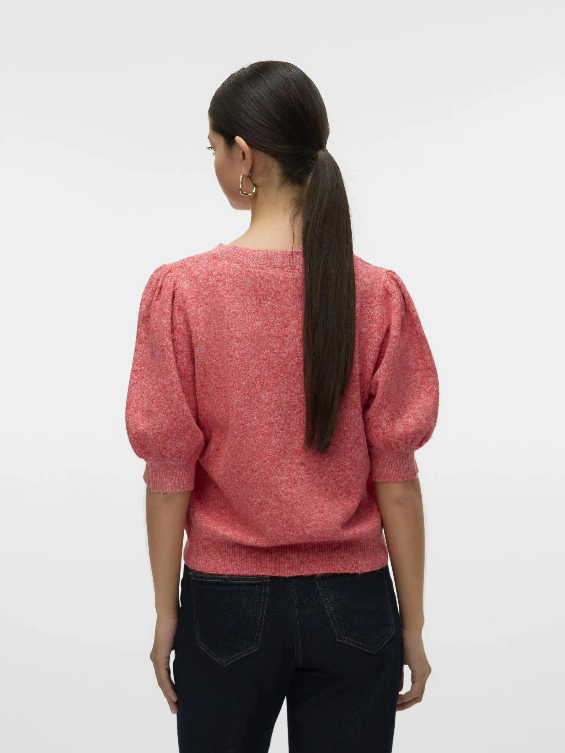 Vero Moda VMDOFFY 2/4 O-NECK PU Pullover