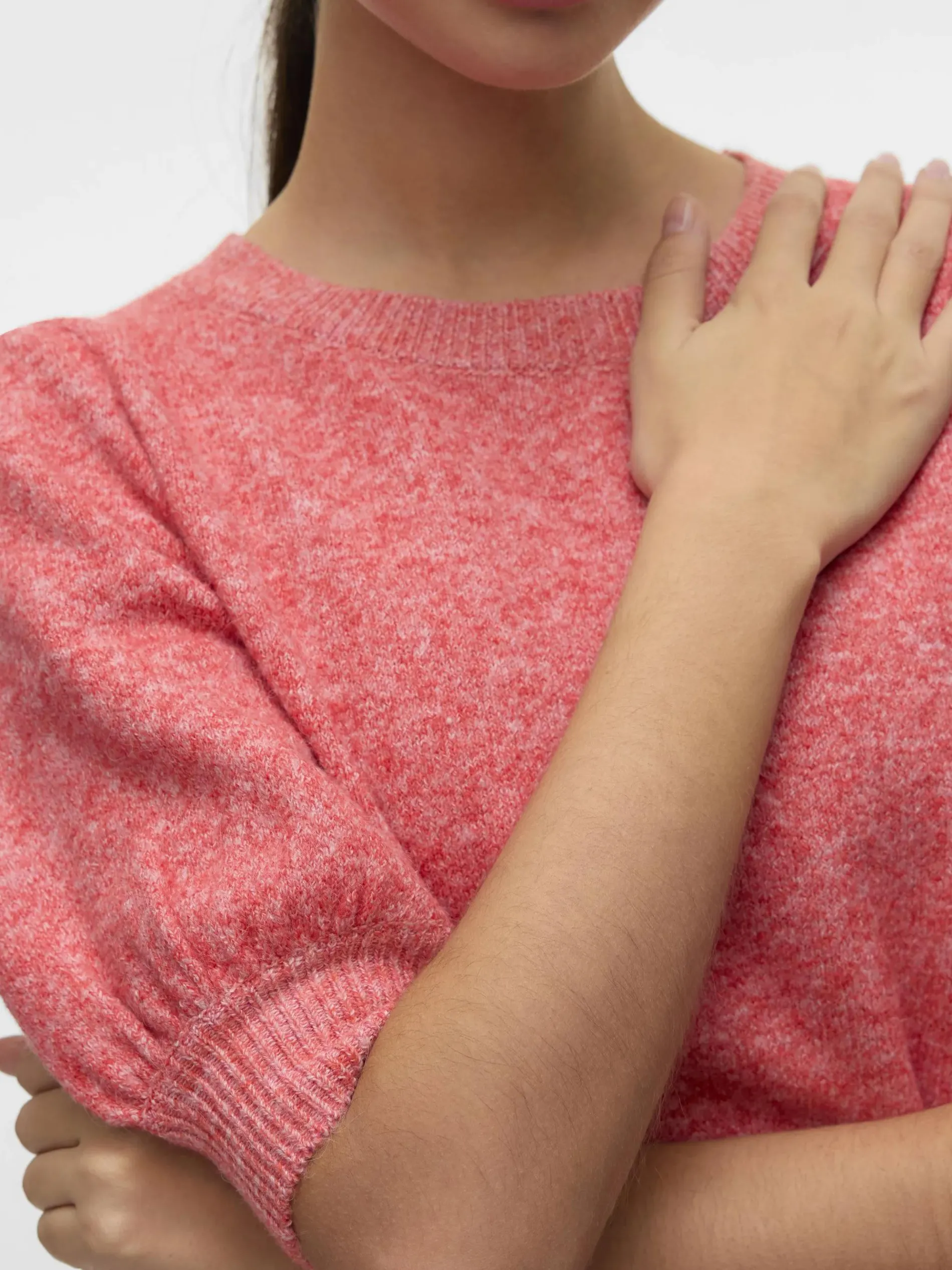 Vero Moda VMDOFFY 2/4 O-NECK PU Pullover