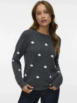 Vero Moda VMDOFFY INTARSIA LS O Pullover