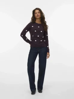 Vero Moda VMDOFFY INTARSIA LS O Pullover