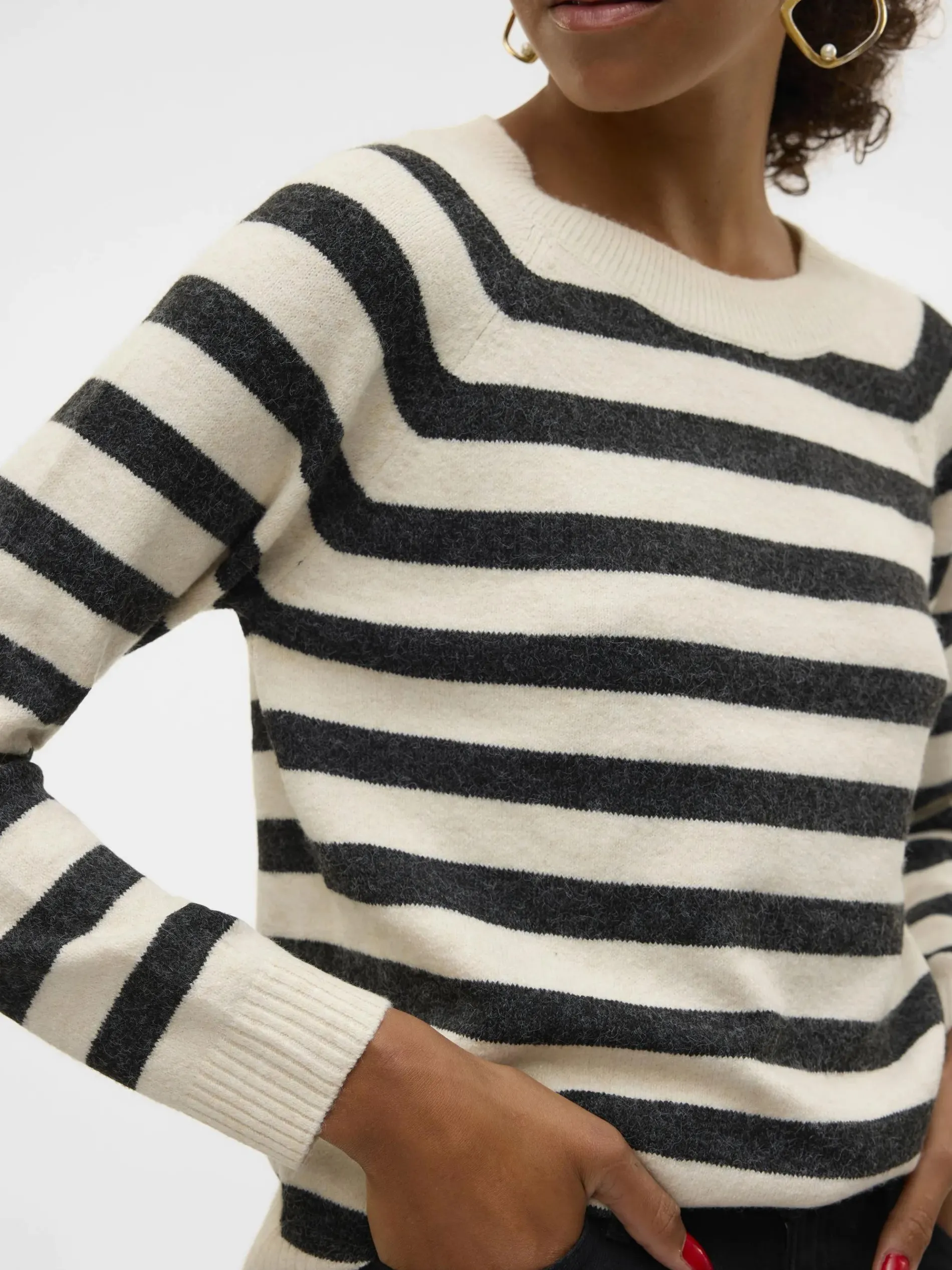 Vero Moda VMDOFFY LS O-NECK BLO Pullover