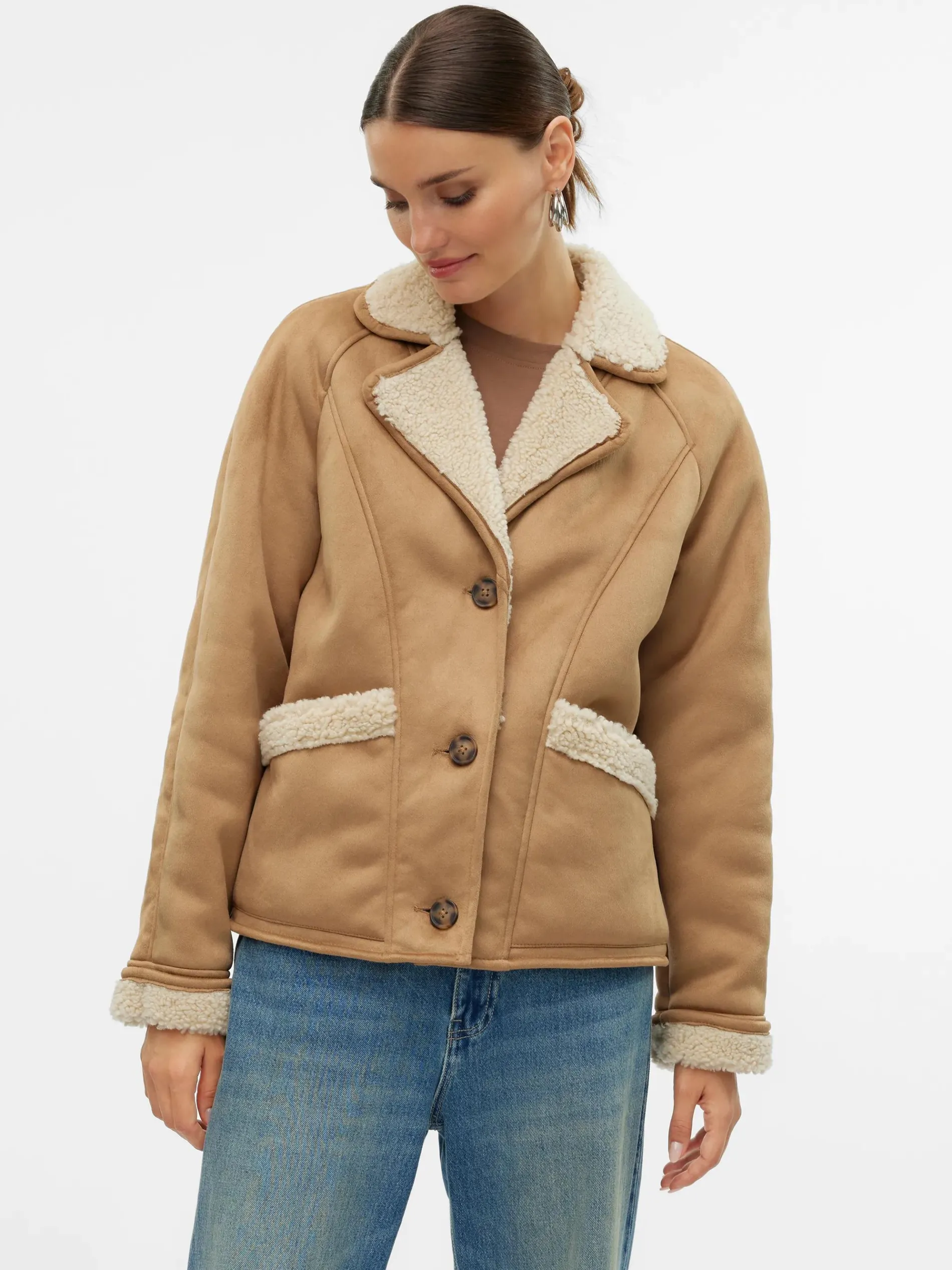 Vero Moda VMELLA SHERLING JACKET Jacke