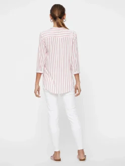 Vero Moda VMERIKA STRIPE 3/4 SH Bluse mit 3/4 Arm