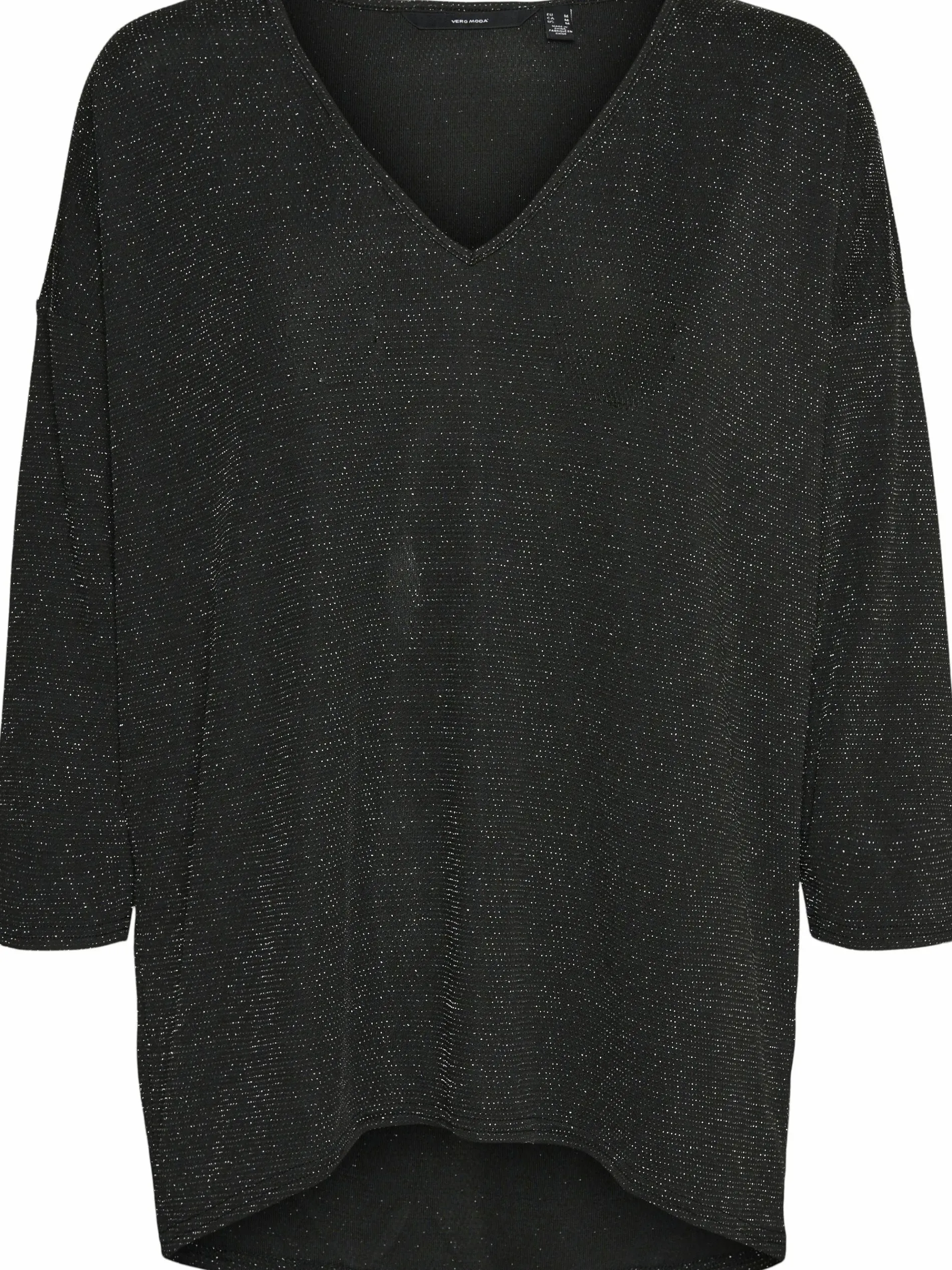 Vero Moda VMKANVA 3/4 GLITTER V Pullover mit Glitter
