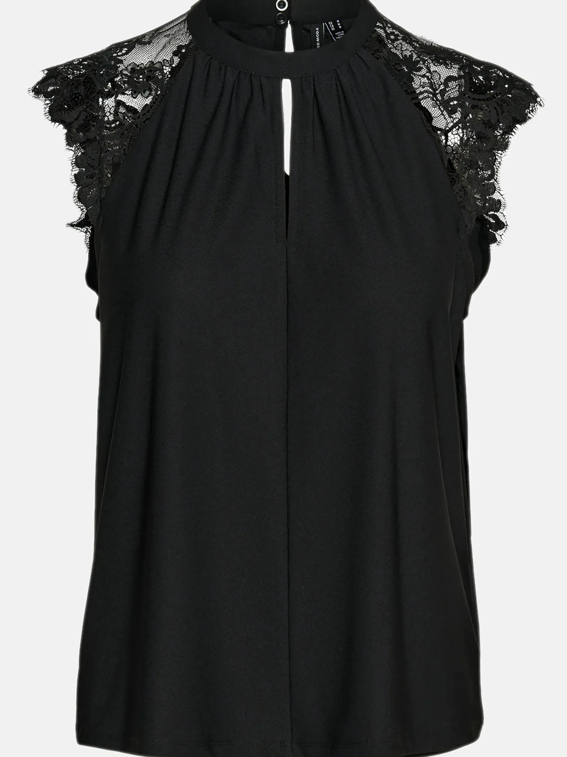 Vero Moda VMMILLA SL LACE TEE G Spitzentop