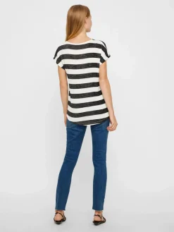 Vero Moda VMWIDE STRIPE S/L TOP Shirt