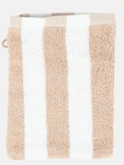 Waschhandschuh gestreift, 15x21cm