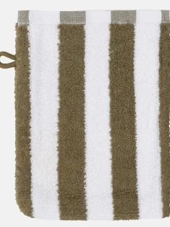 Waschhandschuh gestreift, 16x21cm