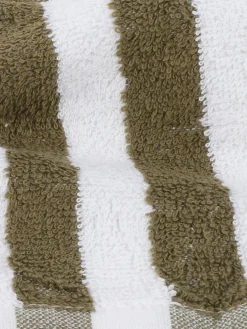 Waschhandschuh gestreift, 16x21cm