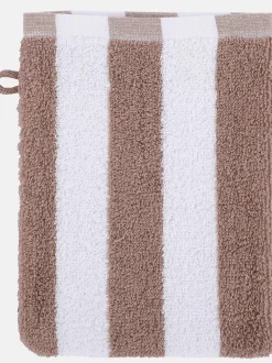 Waschhandschuh gestreift 16x21 cm