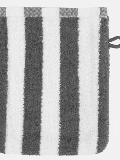 Waschhandschuh gestreift, 16x21cm