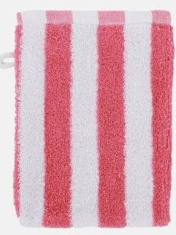 Waschhandschuh gestreift 16x21 cm