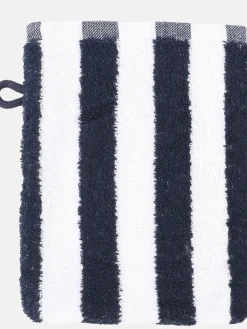 Waschhandschuh gestreift, 16x21cm