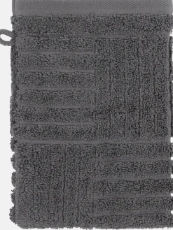 Waschhandschuh mit Carremuster 16x22cm