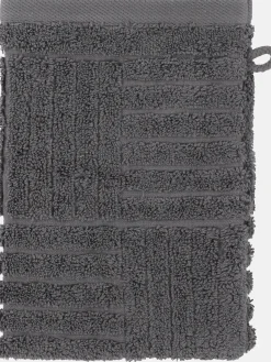 Waschhandschuh mit Carremuster 16x22cm