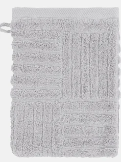 Waschhandschuh mit Carremuster 16x22cm