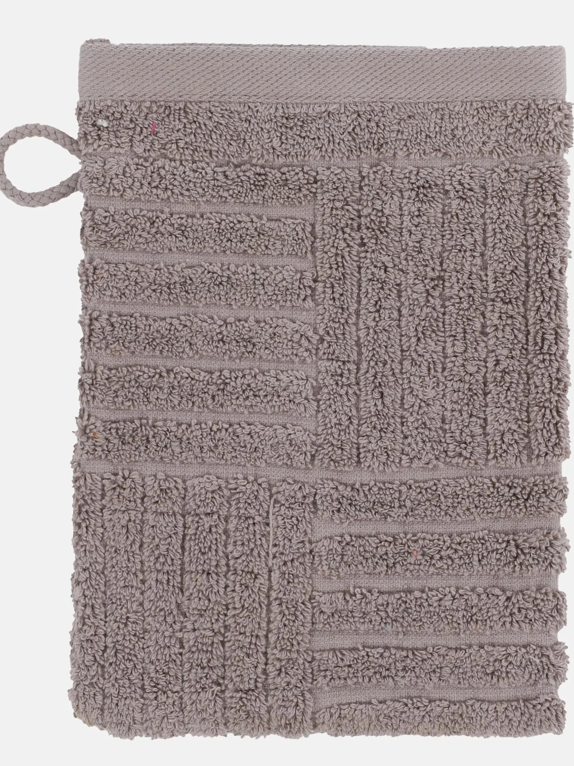 Waschhandschuh mit Carremuster 16x22cm