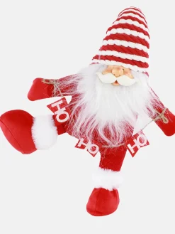 Weinachtsgnom auf einem Bein