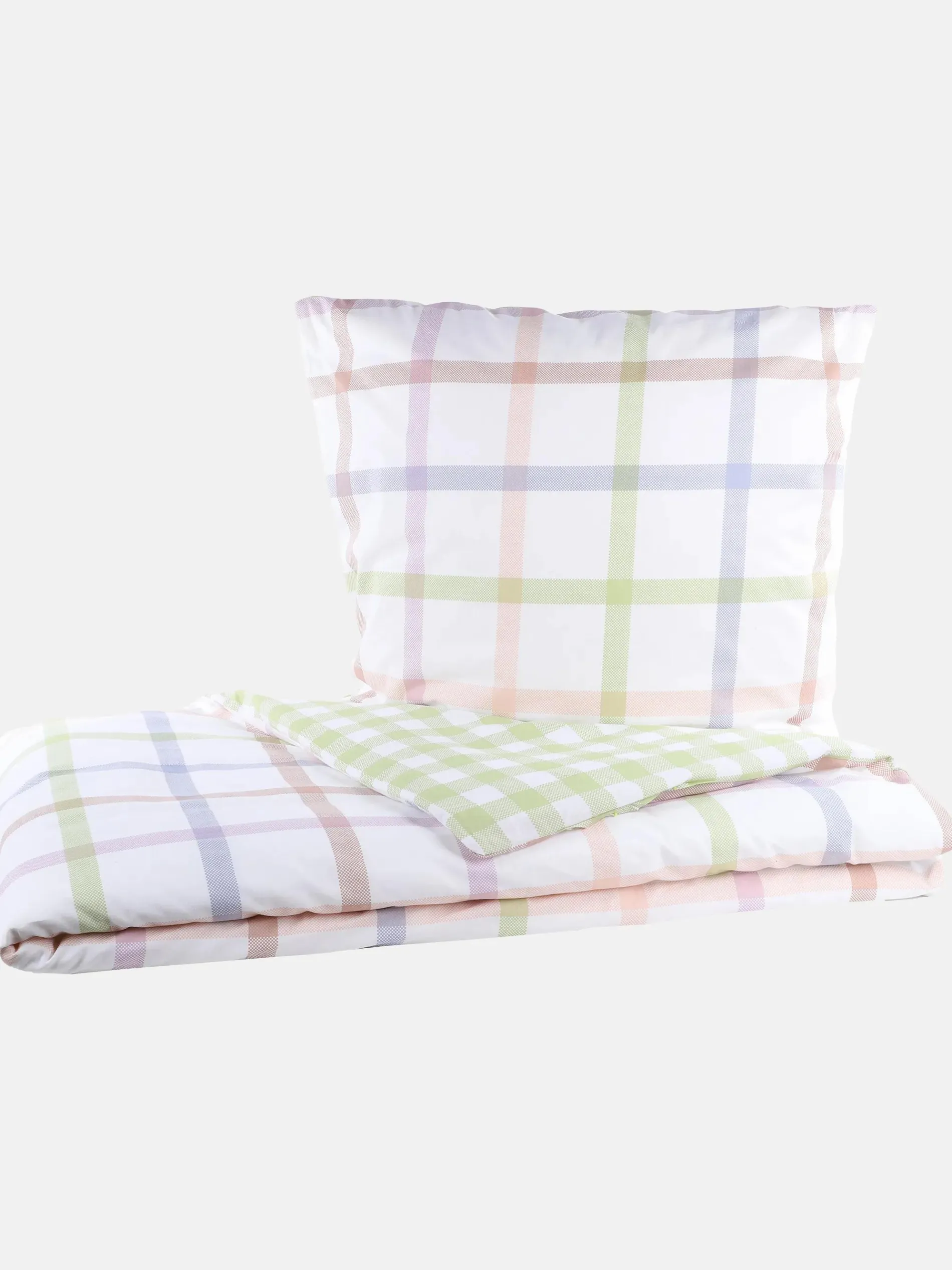 Wendebettwäsche, kariert, 155x220cm