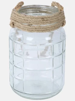 Windlicht aus Glas, 23x15cm